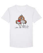 I am an artist 2 Tricou mânecă scurtă guler larg Bărbat Skater