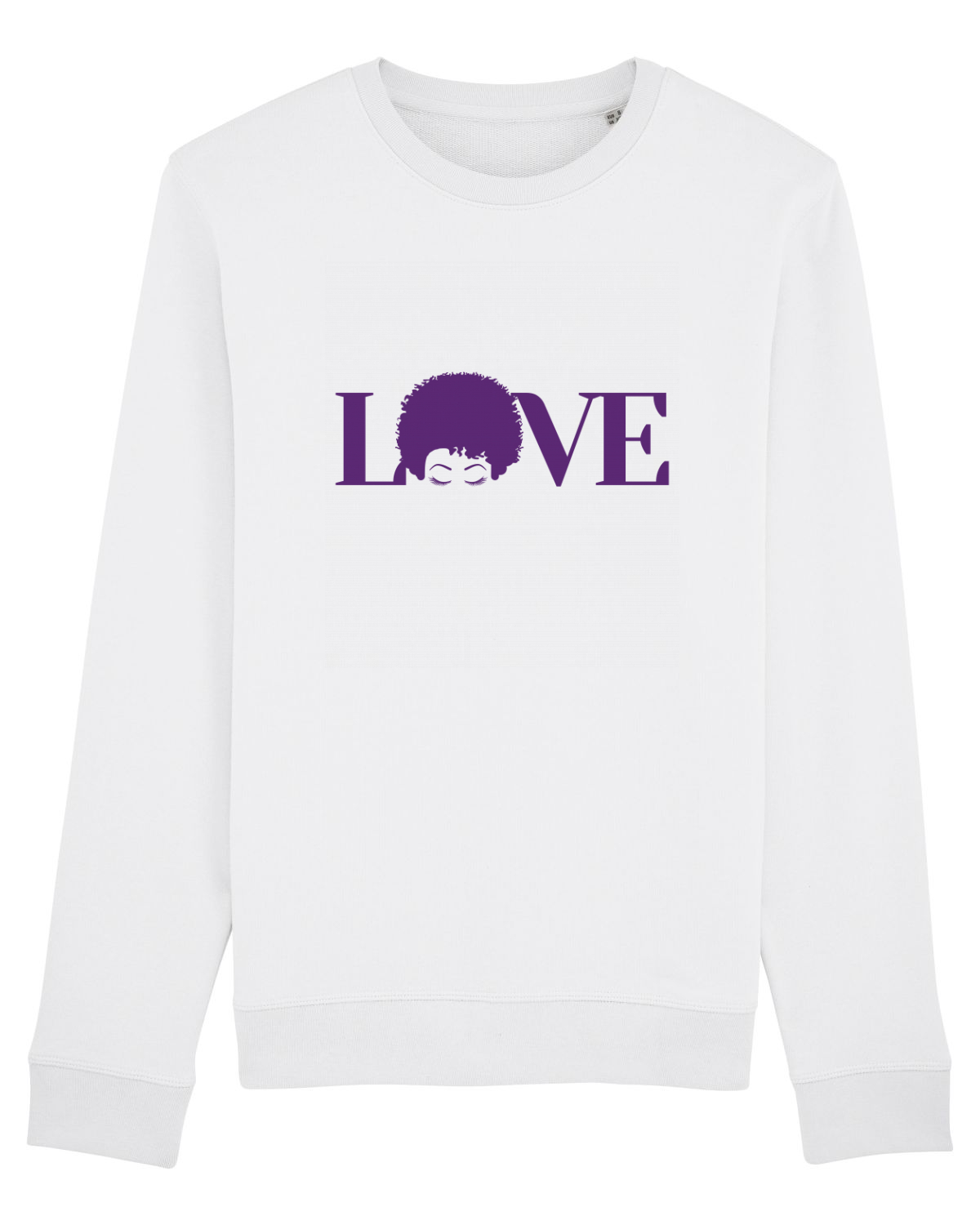 Bluză mânecă lungă Unisex Rise White