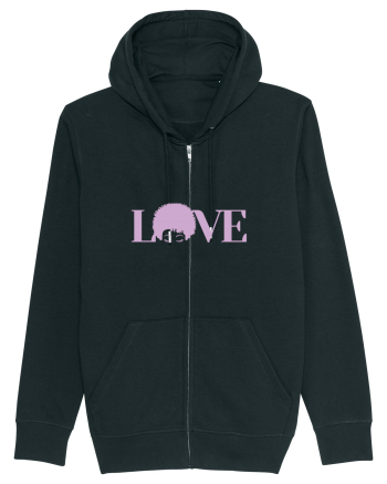LOVE / pink Black