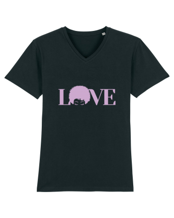 LOVE / pink Black