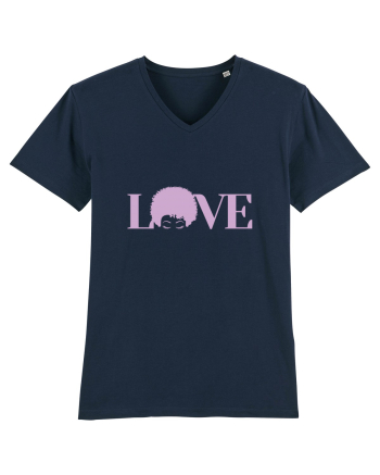 LOVE / pink French Navy