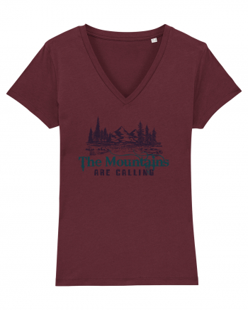 The Mountains are calling. Burgundy