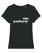 ...din alt punct de vedere Tricou mânecă scurtă guler larg fitted Damă Expresser