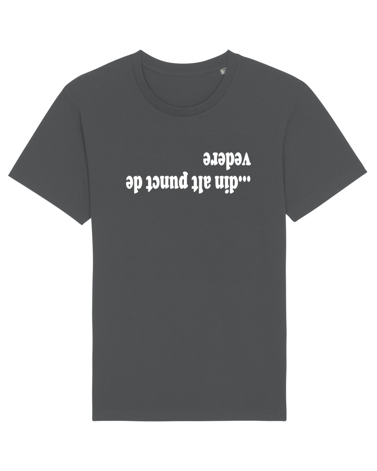 Tricou mânecă scurtă Unisex Rocker Anthracite