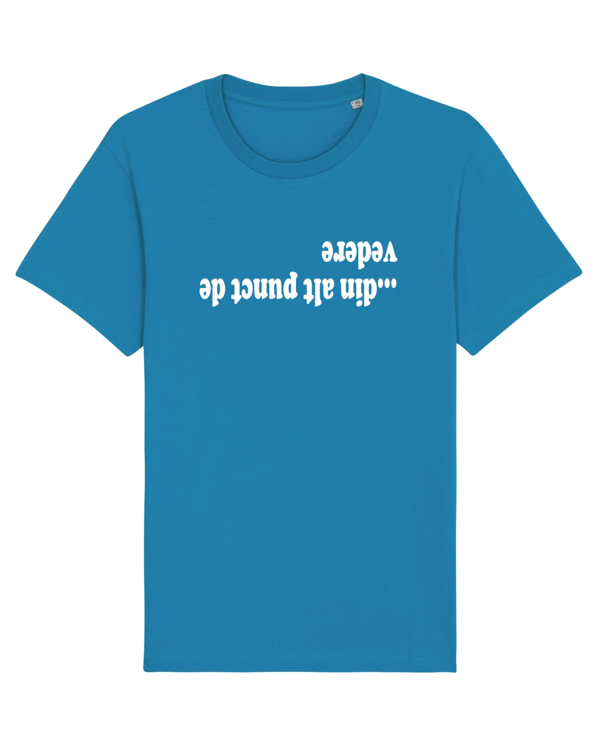 Tricou mânecă scurtă Unisex Rocker Azur