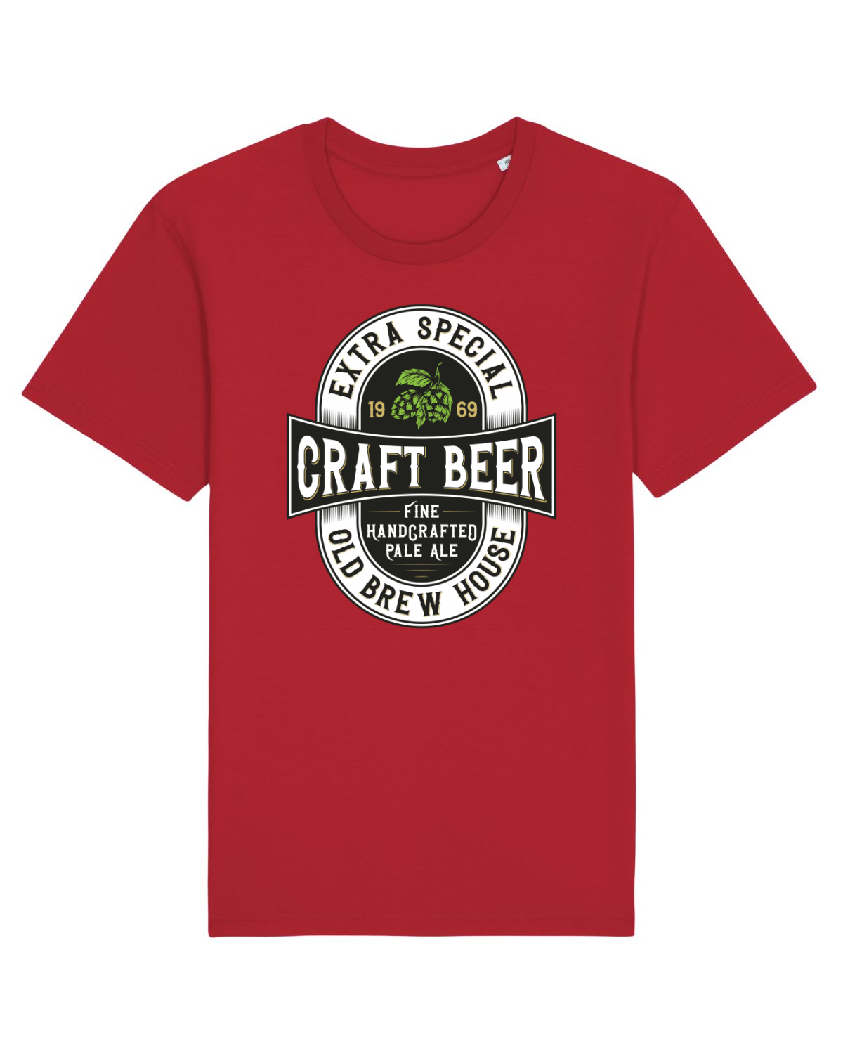 Tricou mânecă scurtă Unisex Rocker Red