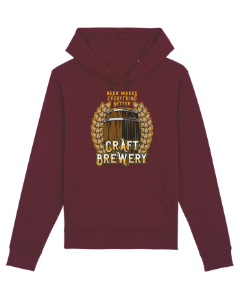 Beer Makes Everything Better Burgundy