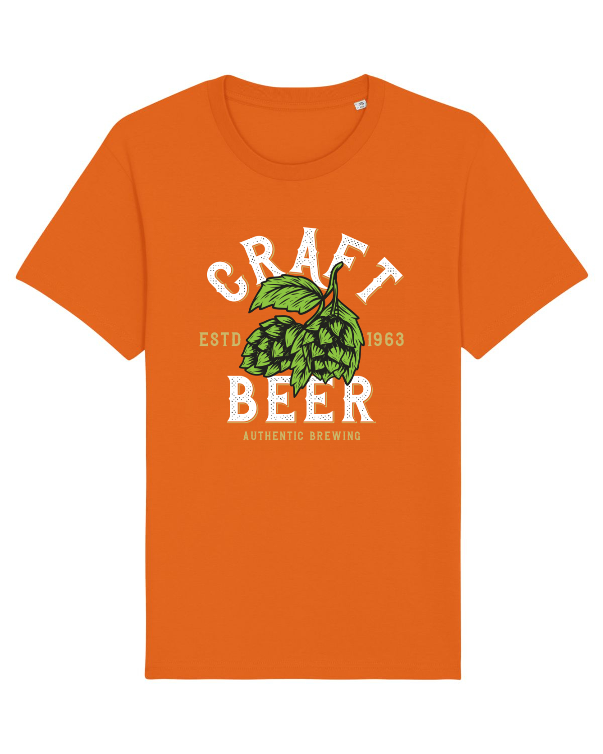 Tricou mânecă scurtă Unisex Rocker Bright Orange