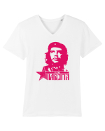 viva magenta Tricou mânecă scurtă guler V Bărbat Presenter