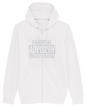 Parental Advisory Explicit Content White