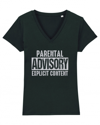 Parental Advisory Explicit Content Black