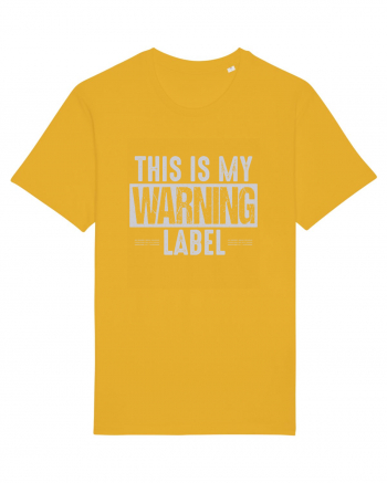 This Is My Warning Label Spectra Yellow