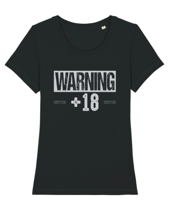 Warning +18 Black