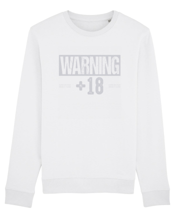 Warning +18 White