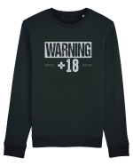 Warning +18 Bluză mânecă lungă Unisex Rise