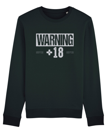 Warning +18 Black