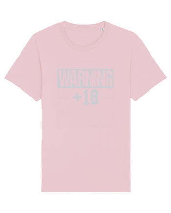 Warning +18 Cotton Pink