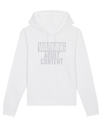 Warning Adult Content White