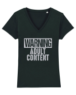 Warning Adult Content Tricou mânecă scurtă guler V Damă Evoker