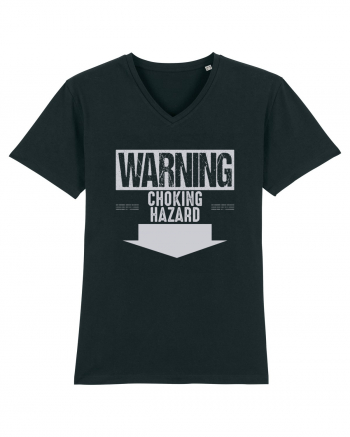 Warning Choking Hazard Black