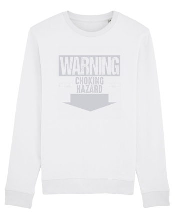Warning Choking Hazard White