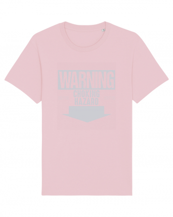 Warning Choking Hazard Cotton Pink