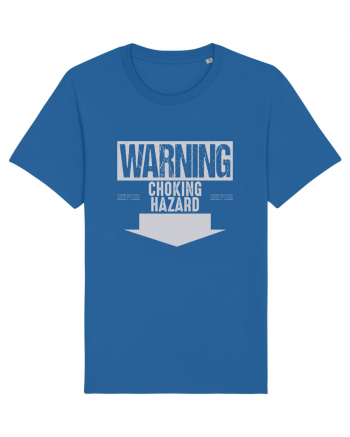 Warning Choking Hazard Royal Blue