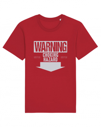 Warning Choking Hazard Red