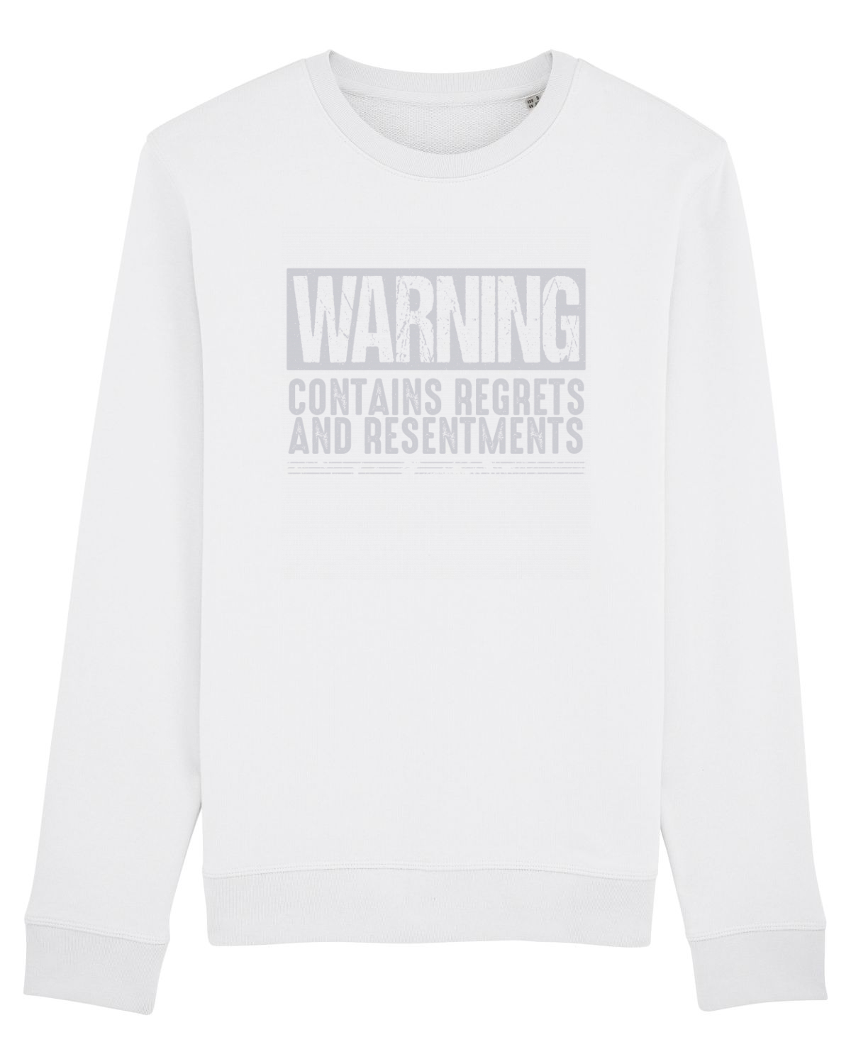 Bluză mânecă lungă Unisex Rise White
