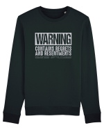 Warning Contains Regrets And Resentments Bluză mânecă lungă Unisex Rise