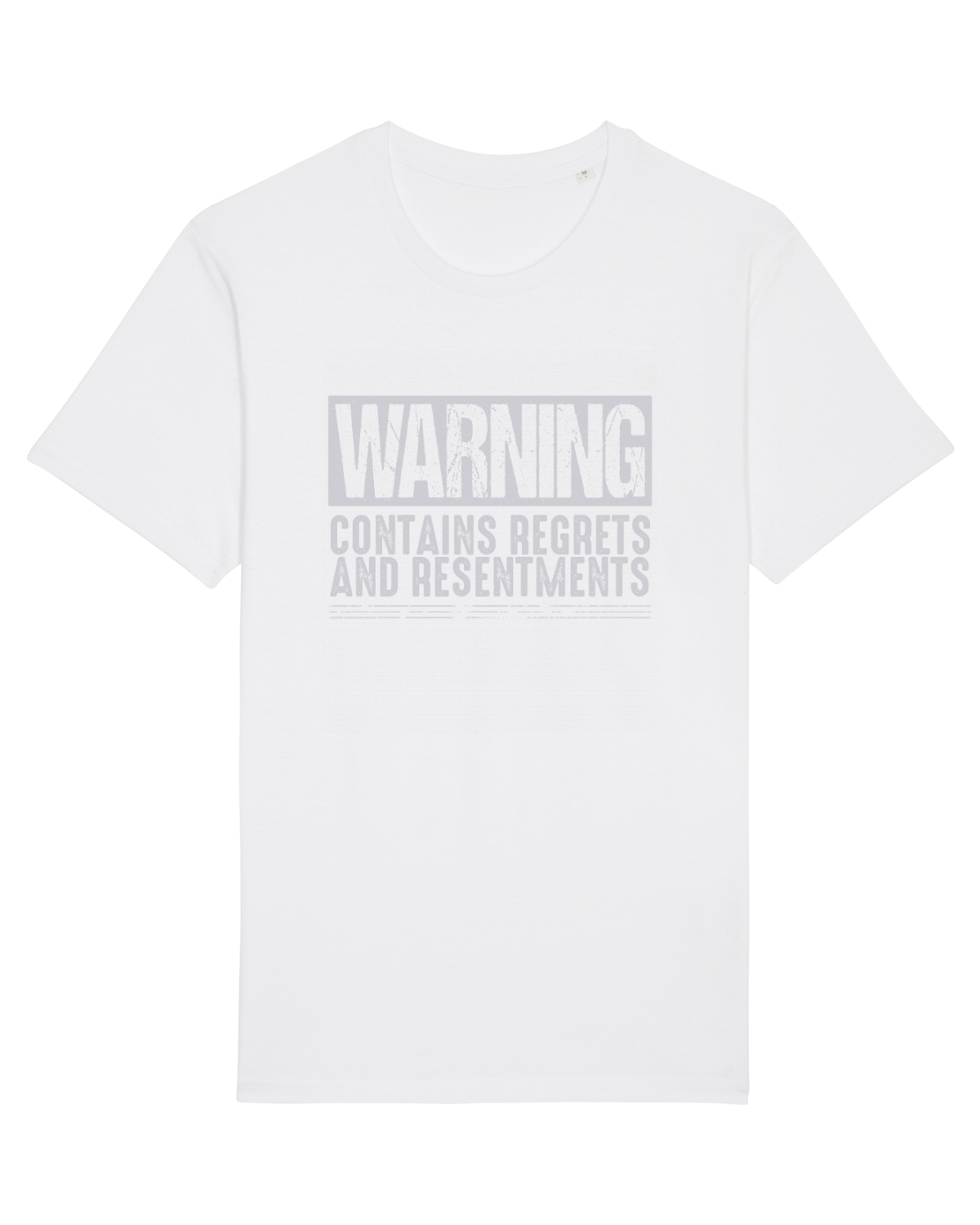 Tricou mânecă scurtă Unisex Rocker White
