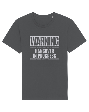 Warning Hangover In Progress Anthracite