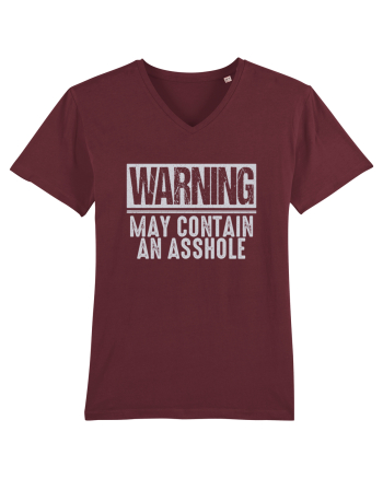 Warning May Contain An Asshole Burgundy