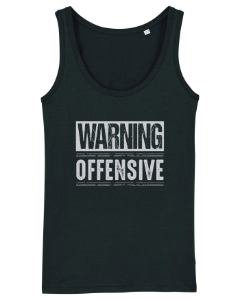 Warning Offensive Black