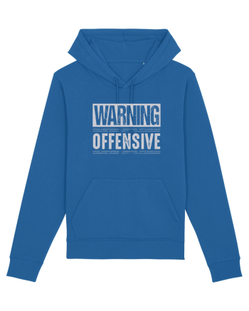 Warning Offensive Royal Blue