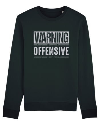 Warning Offensive Black