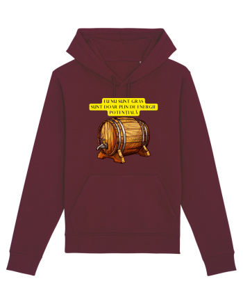 EU NU SUNT GRAS Burgundy