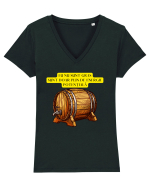 EU NU SUNT GRAS Tricou mânecă scurtă guler V Damă Evoker