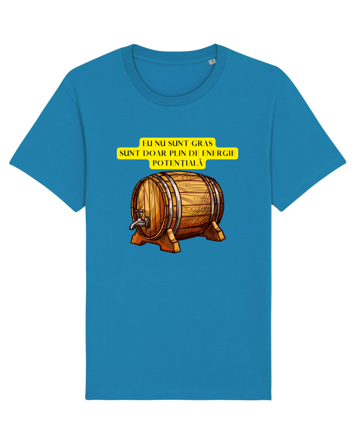 Tricou mânecă scurtă Unisex Rocker Azur