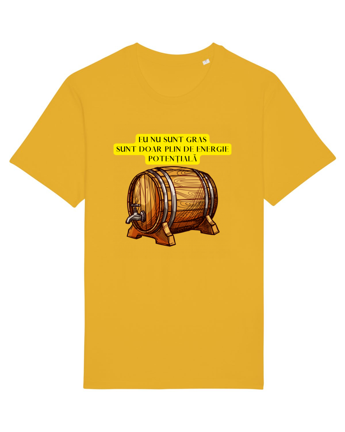 Tricou mânecă scurtă Unisex Rocker Spectra Yellow