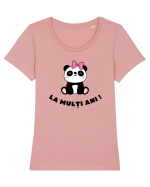 LA MULȚI ANI V1 Tricou mânecă scurtă guler larg fitted Damă Expresser