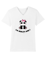 LA MULȚI ANI V1 Tricou mânecă scurtă guler V Bărbat Presenter