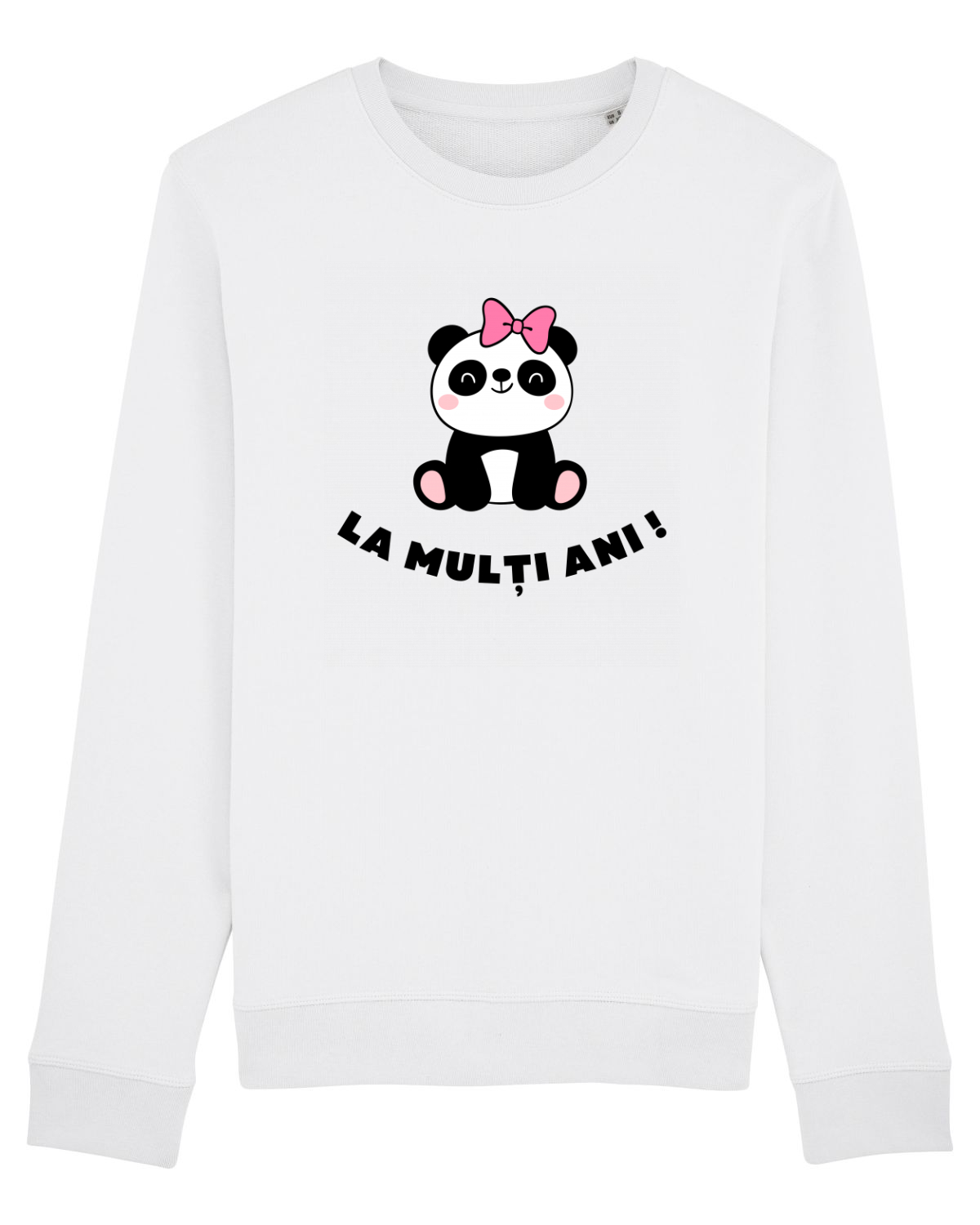 Bluză mânecă lungă Unisex Rise White