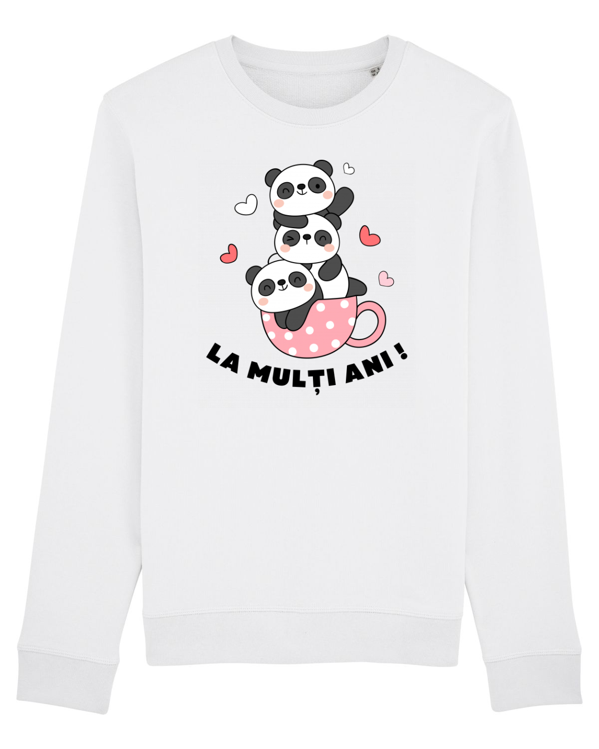 Bluză mânecă lungă Unisex Rise White