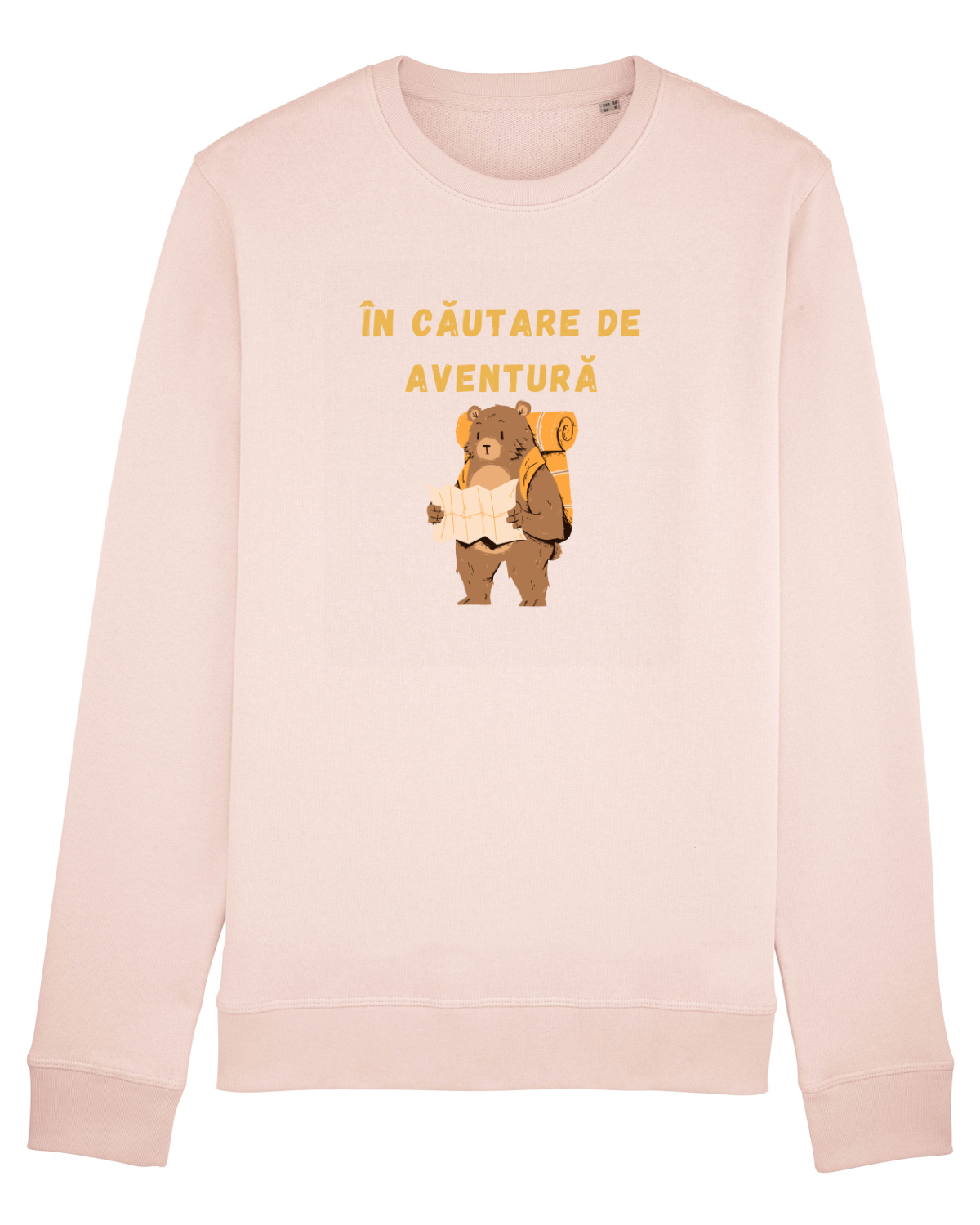 Bluză mânecă lungă Unisex Rise Candy Pink