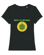 ÎNCET CU DECIZIILE Tricou mânecă scurtă guler larg fitted Damă Expresser