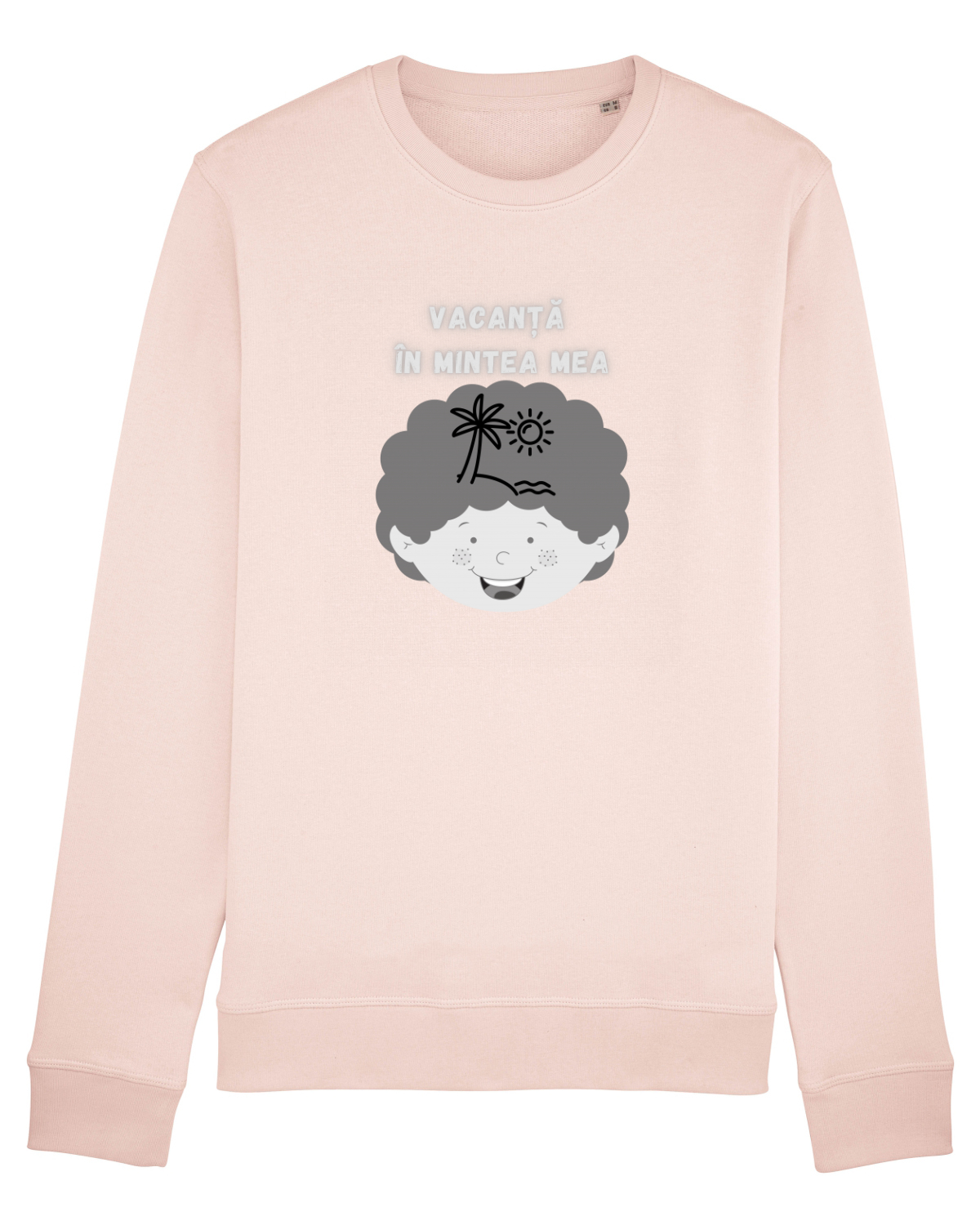 Bluză mânecă lungă Unisex Rise Candy Pink