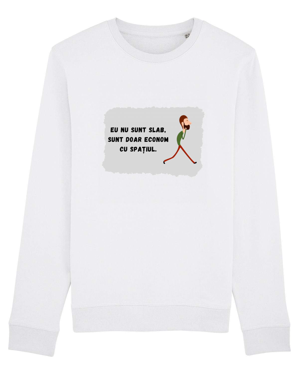 Bluză mânecă lungă Unisex Rise White