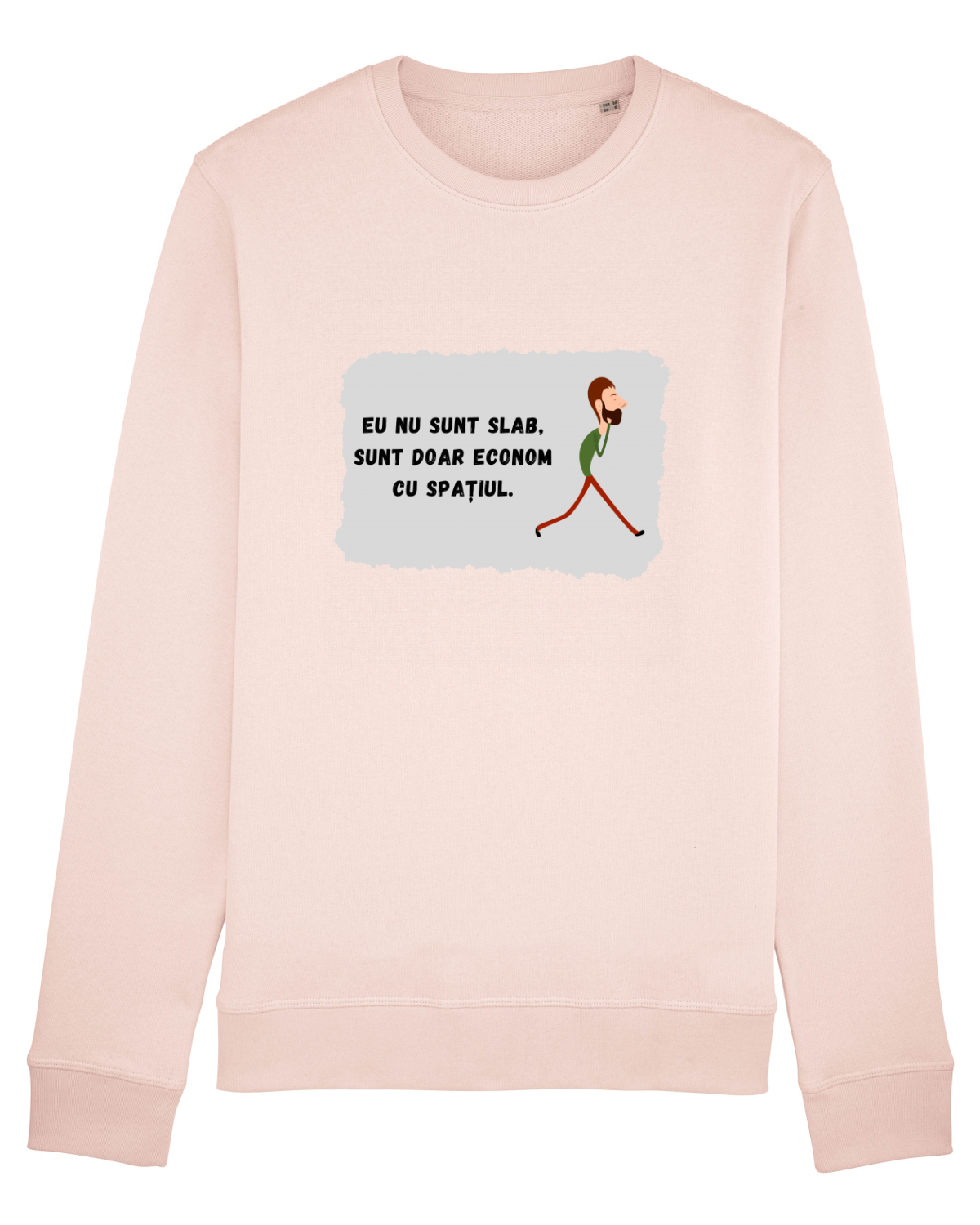 Bluză mânecă lungă Unisex Rise Candy Pink