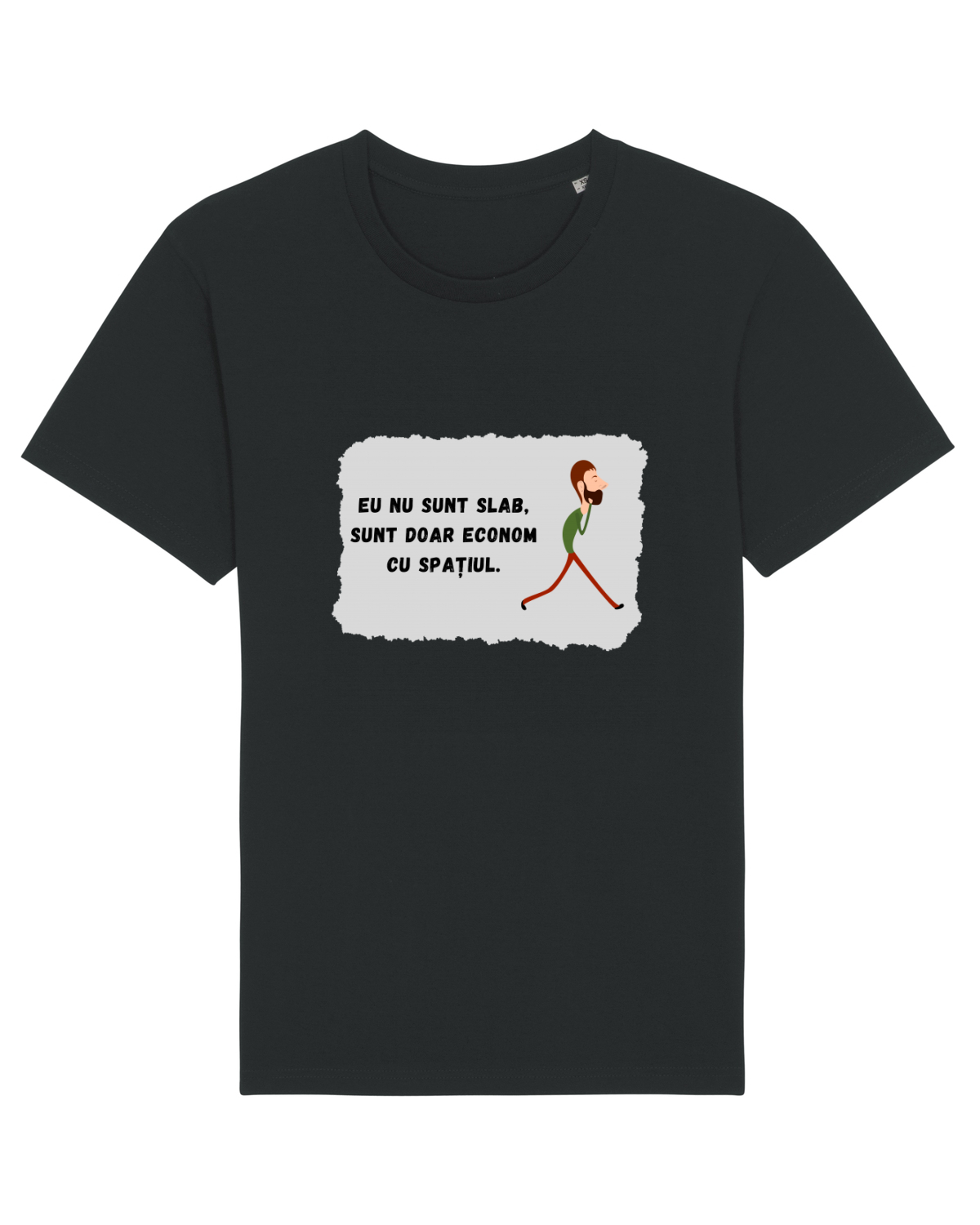 Tricou mânecă scurtă Unisex Rocker Black